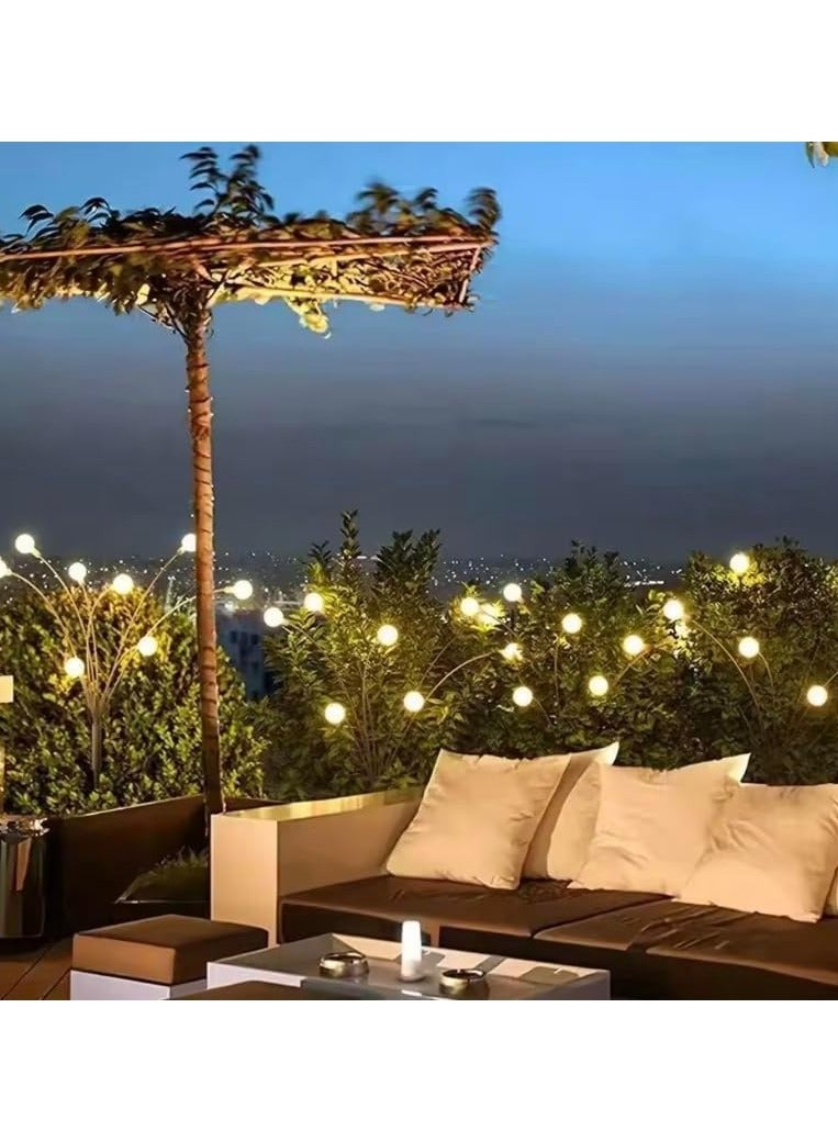 FEND FEND Solar Garden Decoration LED Lights with Waterproof, Outdoor Garden Yard Pathway Decorating Lights pack of 2 - Image 4
