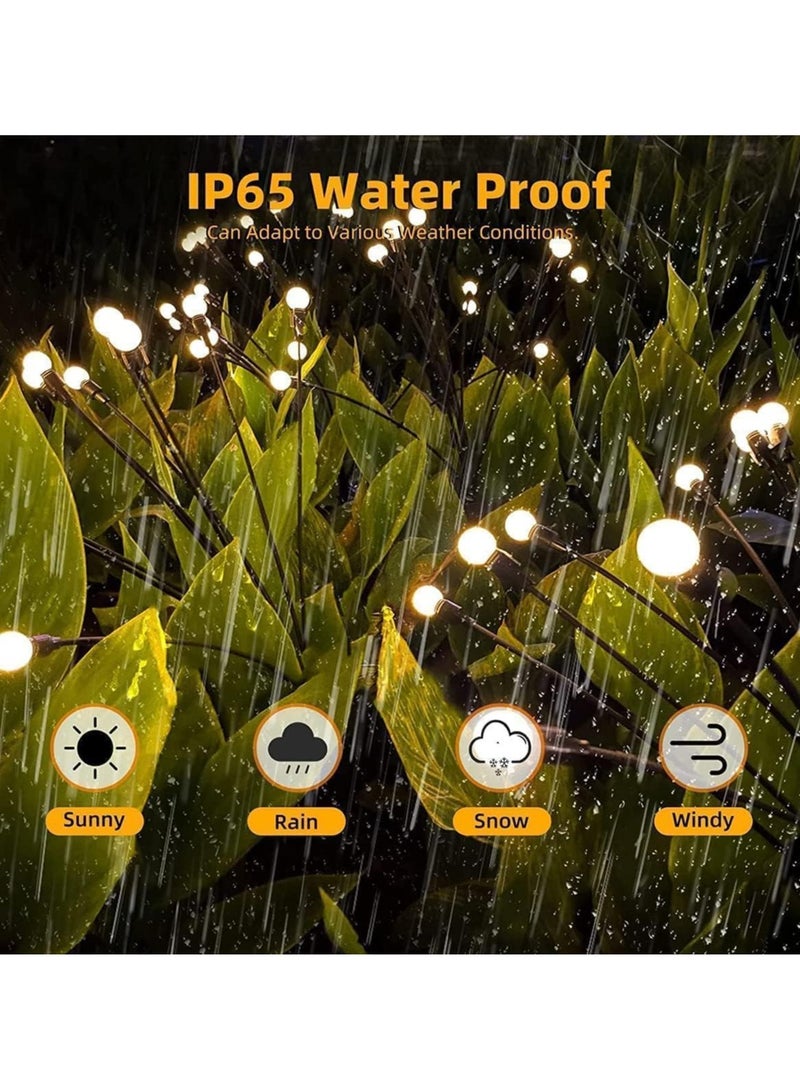 FEND FEND Solar Garden Decoration LED Lights with Waterproof, Outdoor Garden Yard Pathway Decorating Lights pack of 2 - Image 5