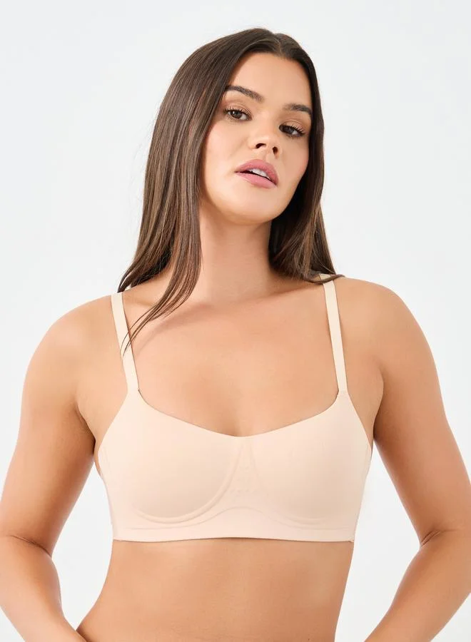 ستايلي مجموعة من 2 - صدرية بكب مُبطن