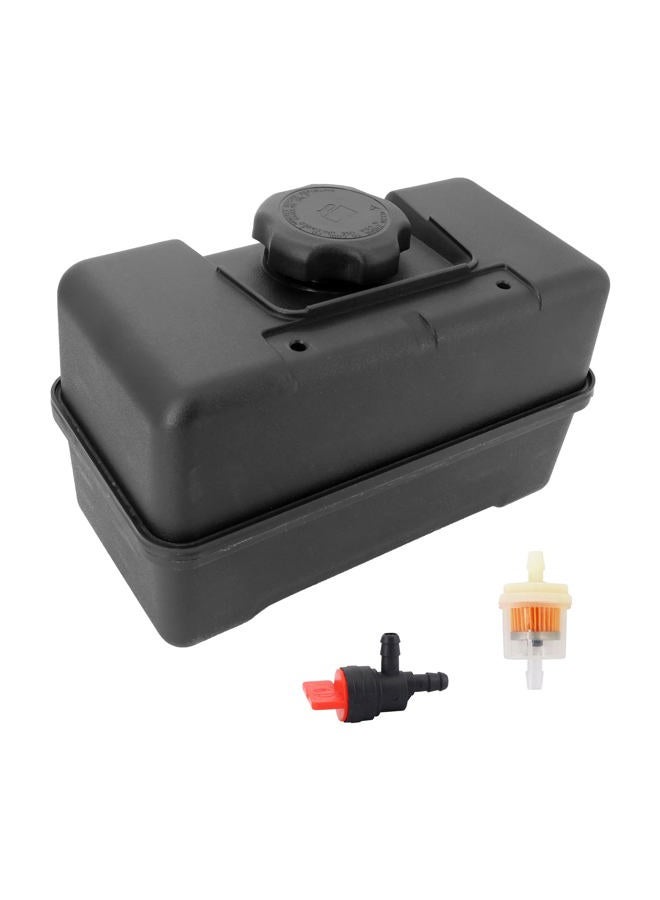 Tektall 4-Quart Plastic Fuel Tank With Shut Off Valve & Fuel Cap Fits for Briggs & Stratton Remote Mounting 691993 - Image 1