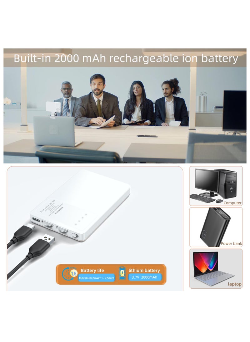 KASTWAVE ضوء سيلفي للهاتف، 80 مصباح LED مع 3 أوضاع للضوء و 97+ TLCL، ضوء قابل لإعادة الشحن مع مشبك محمول للهاتف، تيك توك، كاميرا، مدونة، مكياج  - Image 5