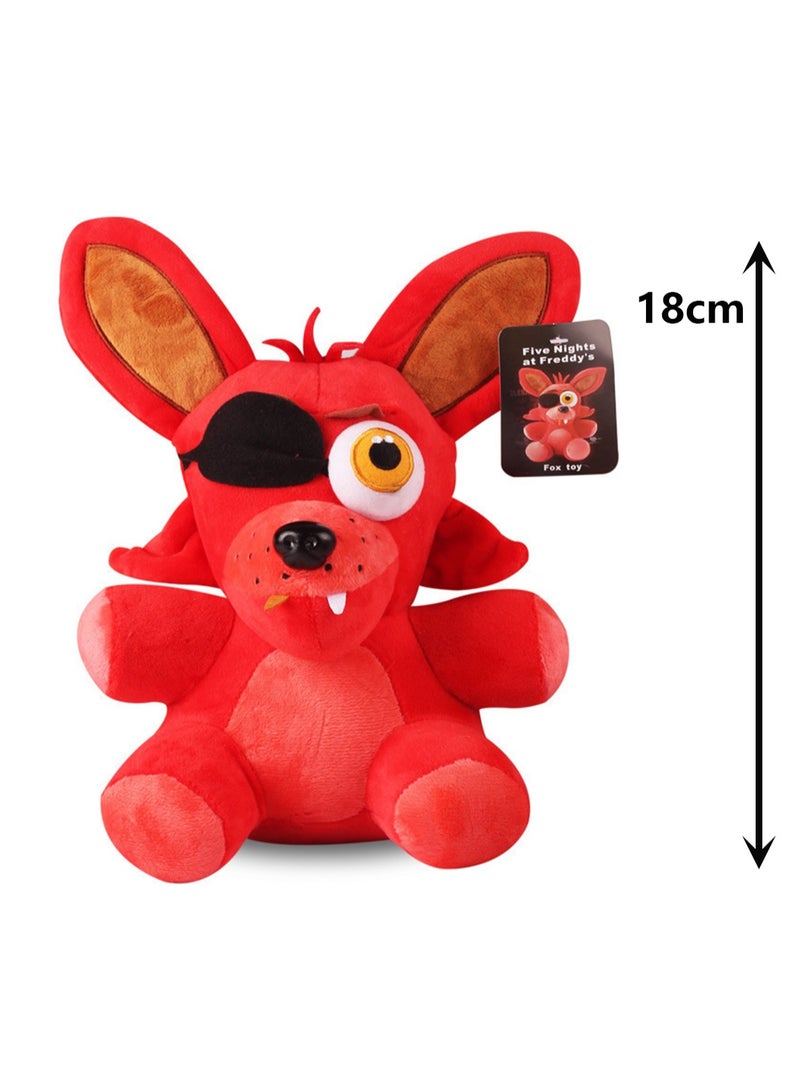 مجموعة ديكورات ألعاب محشوة من Five Nights at Freddy's لهدايا أعياد الميلاد - ثعلب أحمر كبير 18 سم - Image 2