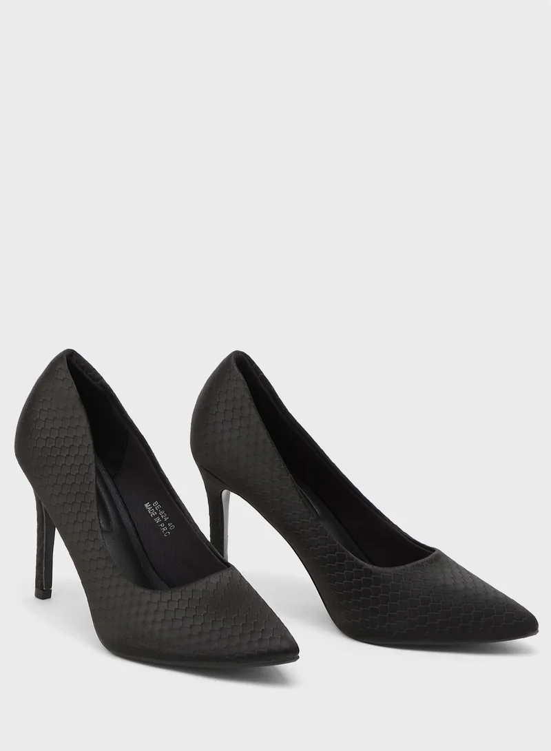 BR High Heel Pointed Pump