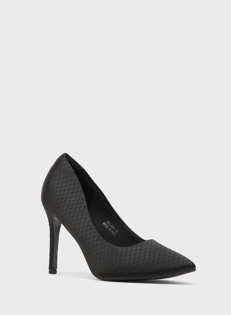 BR High Heel Pointed Pump