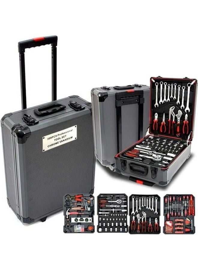 187-Piece Professional Tools Set Black - Image 3