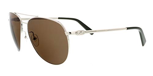 Ferragamo Brown Polarized Aviator Sunglasses SF157S 045 60 - Image 1