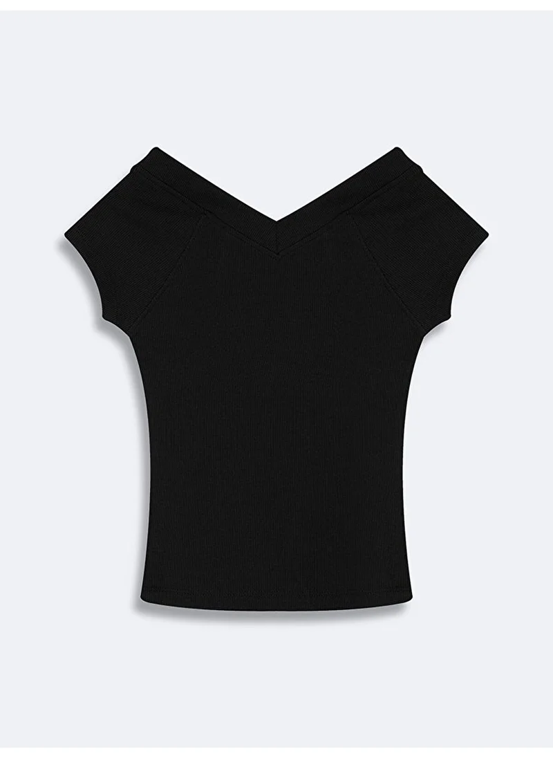 ال تي بي Black T-Shirt