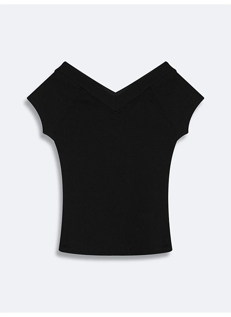ال تي بي Black T-Shirt
