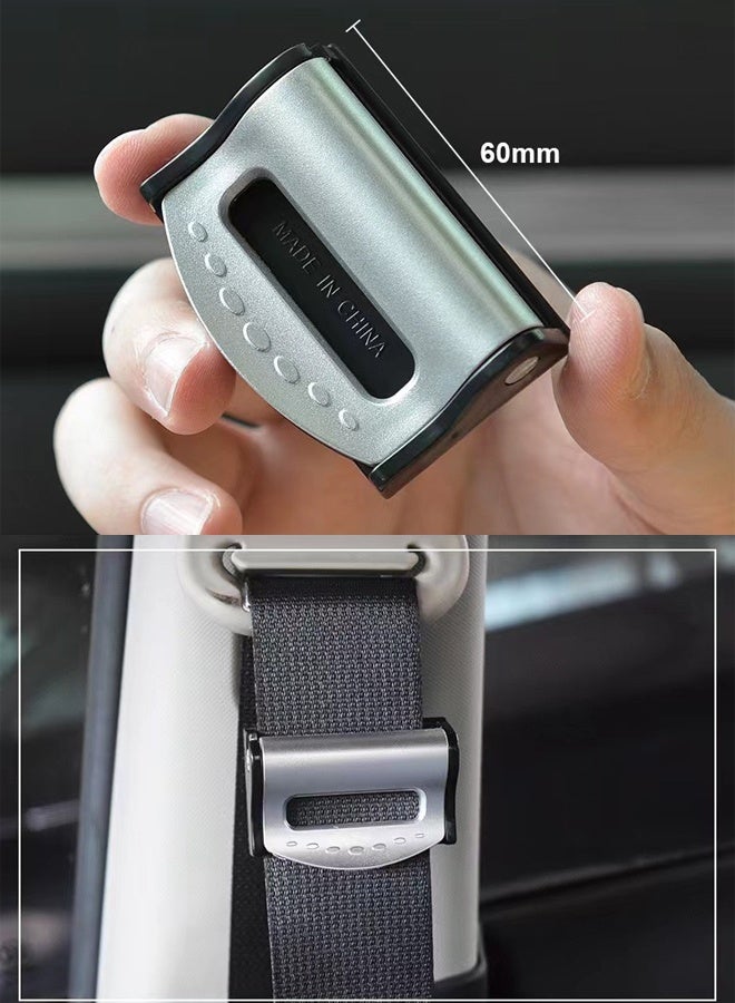 4PCS Seat Belt Adjuster for Car Universal Auto Seat Belt Clips for Adults Kids Comfort Car Shoulder Neck Protector Strap Positioner Seatbelt Locator Retainer Locking Clips for Car SUV - Image 3
