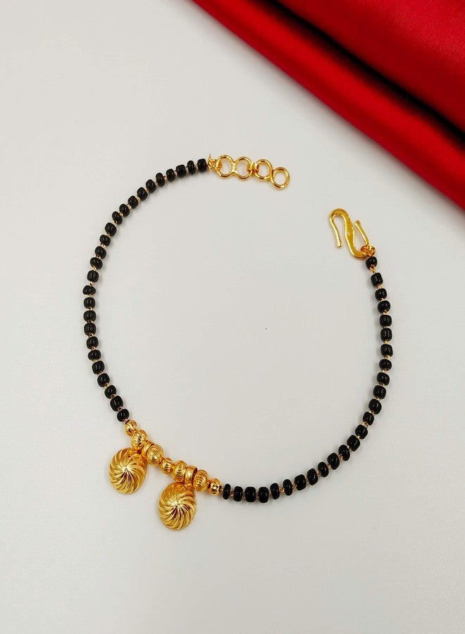 JHB Maharashtrian Mangalsutra Beautiful Latest Trendy Hand Bracelet For Women's - Image 3