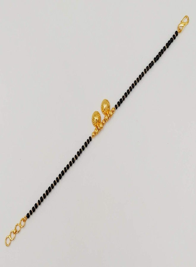 JHB Maharashtrian Mangalsutra Beautiful Latest Trendy Hand Bracelet For Women's - Image 5