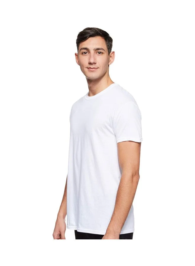 Hanes Hanes Ultimate Mens Comfort Fit Crewneck Undershirt 4 Pack