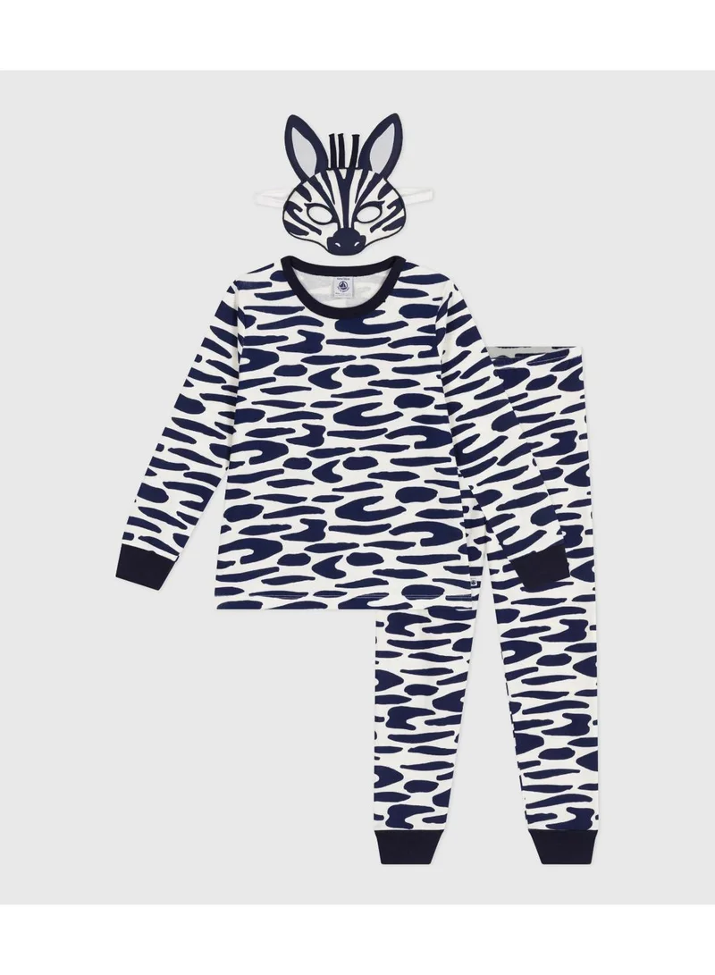 بيتي باتو Children's zebra print cotton fancy dress pyjamas