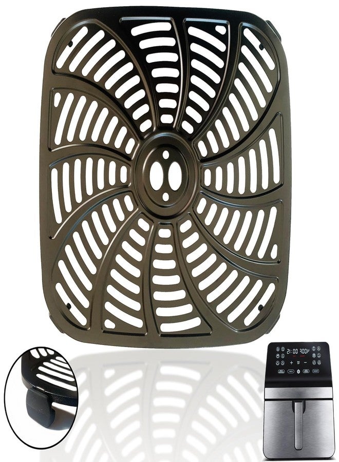 GSZN صينية تحمير GSZN سعة 8 كوارت لقلايات جورميا الهوائية GAF846، صينية شواء مطورة لقلاية جورميا الهوائية سعة 8 كوارت، غير لاصقة، آمنة للغسل في غسالة الأطباق - Image 1