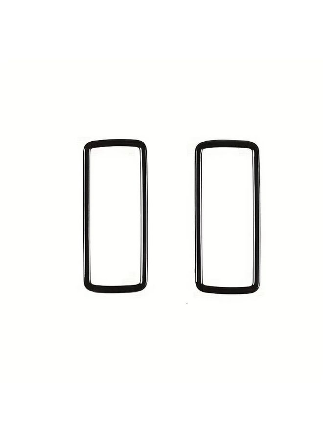 Glossy Black Tow Hook Hole Cover Trim Stickers for 2020 2025 Land Rover Defenders - Image 4