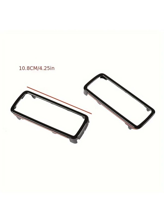 Glossy Black Tow Hook Hole Cover Trim Stickers for 2020 2025 Land Rover Defenders - Image 2