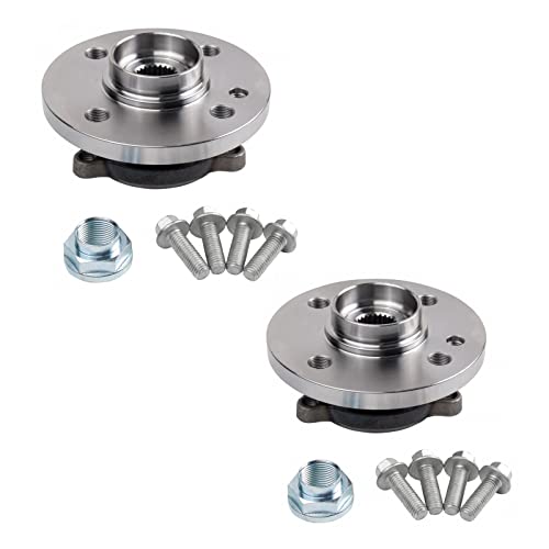 TRQ 2 Piece Wheel Bearing & Hub Assembly Set Compatible with 2007-2015 Mini Cooper - Image 1