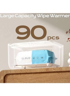 CONOYAR CONOYAR Baby Wipe Warmer With 3 Level Surround Temperature Control, Large Capacity Diaper Water Wipes Warmer with LED light for Most Wipe, Towel, Wet Wipe Dispenser Holder Lock in Freshness, White  - Image 3