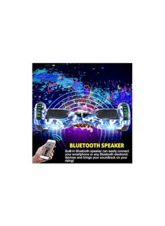 Generic Hoverboard with bluetooth 10 inch purple color  - Image 5