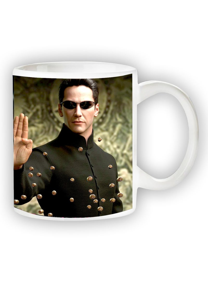 Story Of Candle Ceramic mug with the “The Matrix” design printed in white  - Image 1