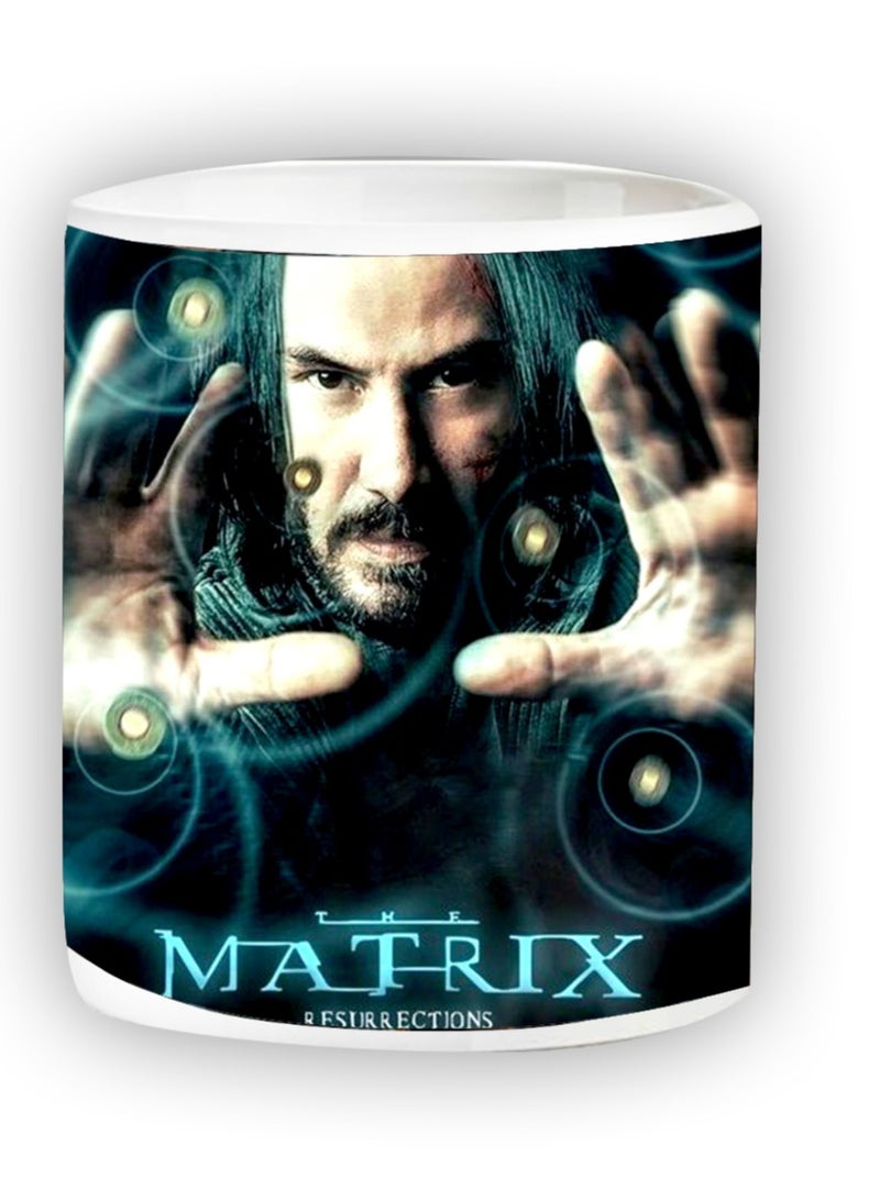 Story Of Candle Ceramic mug with the “The Matrix” design printed in white  - Image 2
