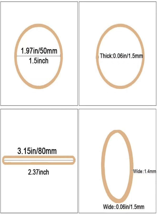 Foshine Rubber Bands Size #19, 400Pcs Approximately 0.45lb Elastic Band Beige Small Rubber Band Home Office Supplies(3-1/2" x 1/16'') - Image 2