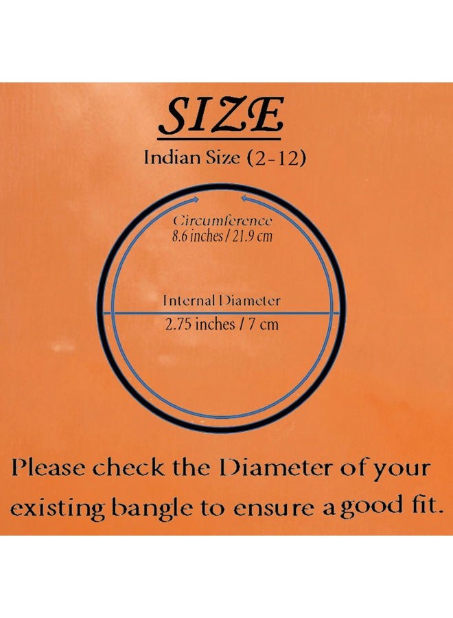 Touchstone NEW! Indian Bollywood Fashion Handcrafted Peeled Pattern Textured Blush Pink Golden Dots Antique Look Gorgeous Designer Jewelry Bracelets Bangle. Set Of 25. For Women. - Image 3