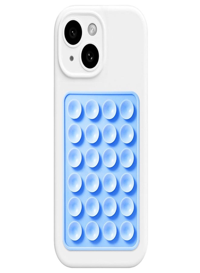 AZXYI Anteel Silicone Suction Phone Case Mount, Silicon Adhesive Suction Cup Phone Mount, Non Slip Sticky Phone Grip for Cellphone, Strong Grip Holder for Selfies and Videos (Sky Blue) - Image 1