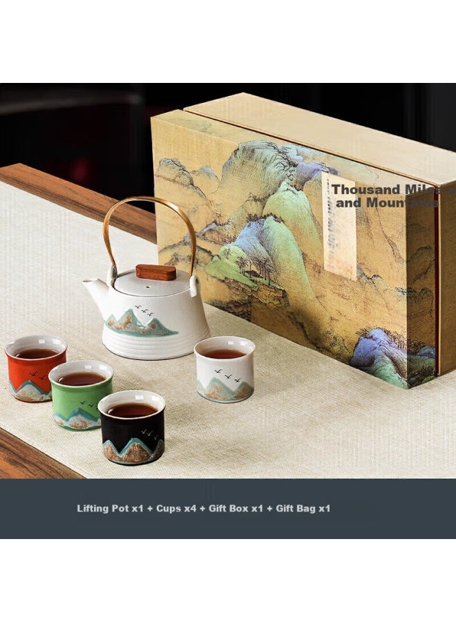 Pakchoice Forbidden City Cultural And Creative Tea Set Gift Box Set, High-end Gift For Housewarming, Mid-autumn Festival Gift For Leaders And Elders, Birthday Gift - Image 1