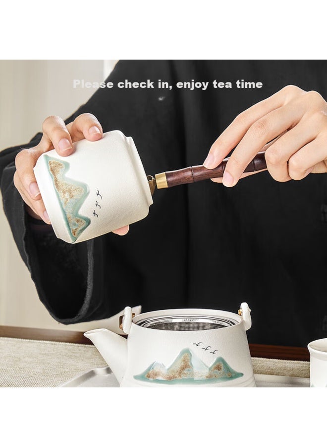 Pakchoice Forbidden City Cultural And Creative Tea Set Gift Box Set, High-end Gift For Housewarming, Mid-autumn Festival Gift For Leaders And Elders, Birthday Gift - Image 2