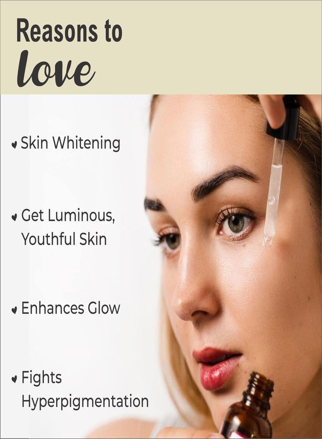 Luvyh Skin Brightening Face Serum |Deep Moisturization & Nourishing |Glowing And Radiant Skin |Skin Lightening | Increase Skin Fairness (Natural Pearls) For Men & Women All Skin Type-30ML - Image 4