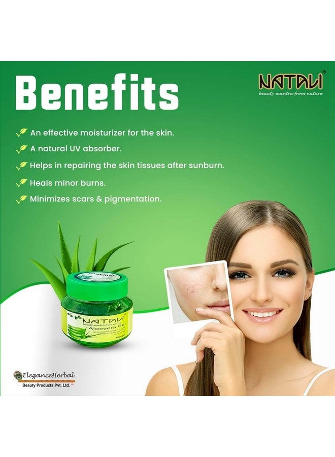NATALI AYURVEDIC ALOEVERA GEL (Pack of 4x100gm)400GM - Image 5