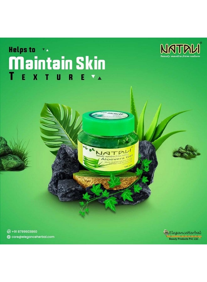 NATALI AYURVEDIC ALOEVERA GEL (Pack of 4x100gm)400GM - Image 2
