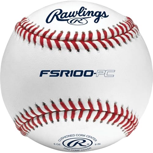Rawlings Pro Comp Practice Baseballs Collegiate High School Travel Flat Raised Seam Options 12 Count - Image 1