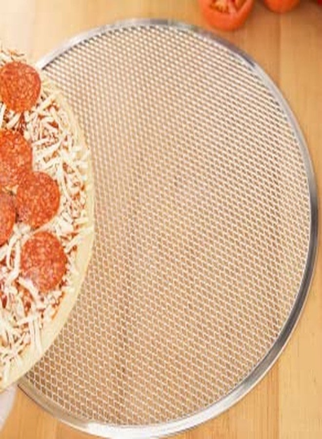 THW® 10-Inch Aluminum Pizza Screens, Set of 4 - Commercial-Grade Mesh Pizza Baking Tray for Crispy Crusts, Ideal for Hotels, Restaurants, Pizzerias, and Home Use - Image 4
