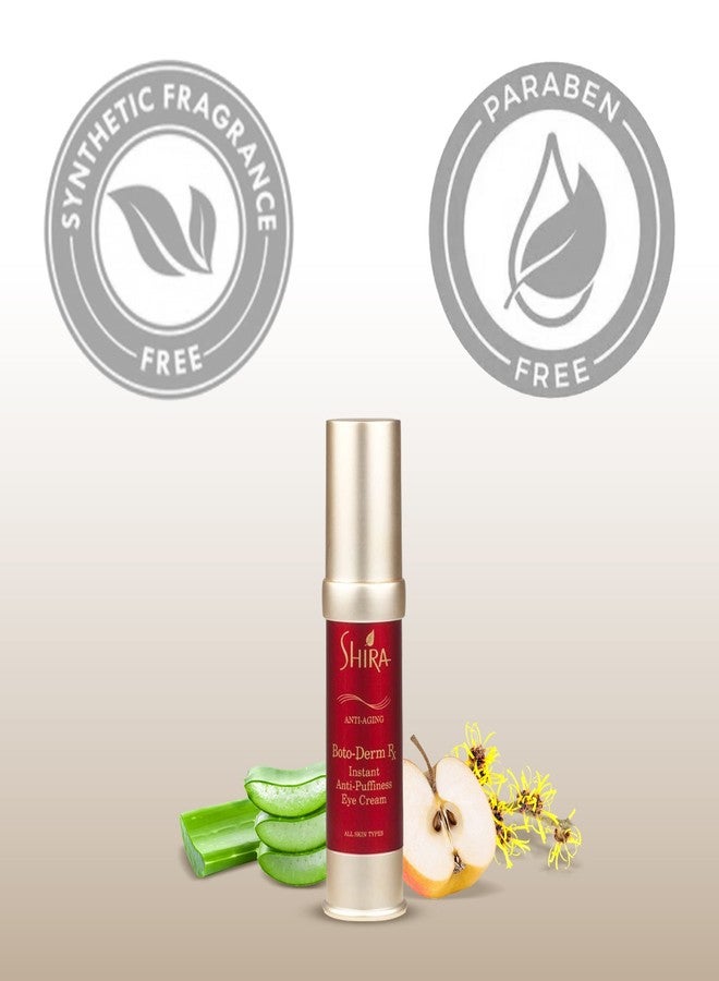 Shira Boto-Derm Rx Instant Anti-Puffiness Eye Cream- for Wrinkles Dark Circles Eye Bags Fine Lines Anti Aging And Tired-Looking Eyes. (2.2 oz.) - Image 2