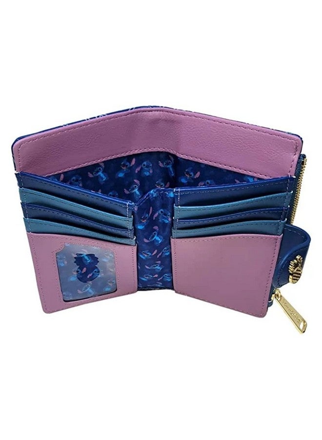 Loungefly Faux Leather Disney Stitch Wallet Snap Flap Clutch  - Image 4