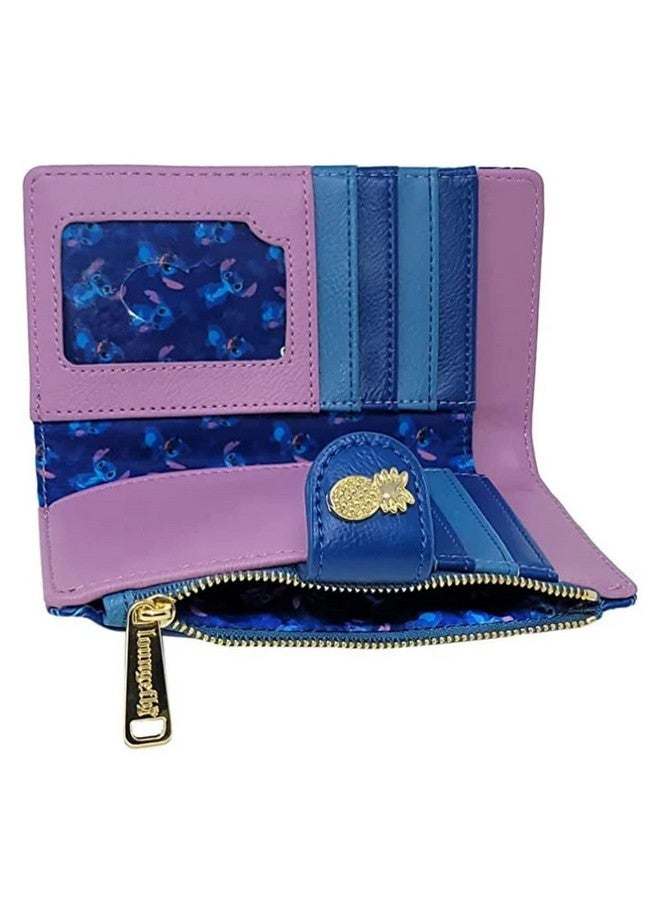 Loungefly Faux Leather Disney Stitch Wallet Snap Flap Clutch  - Image 5