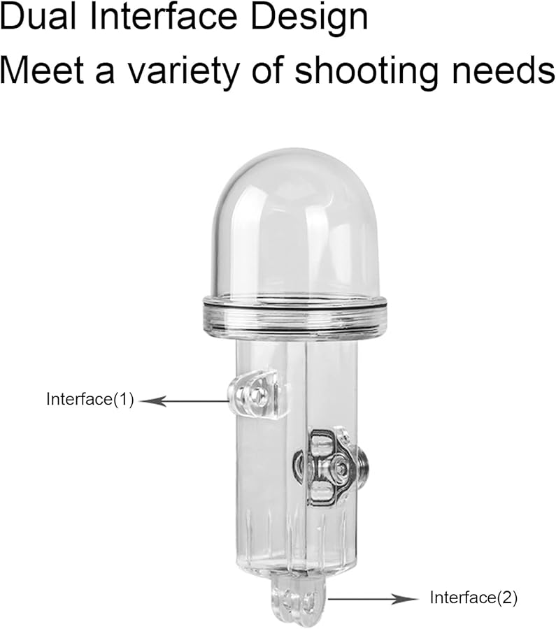 Osmo Pocket Waterproof Housing High Translucent Acrylic Case 60m Depth for Diving Surfing - Image 5