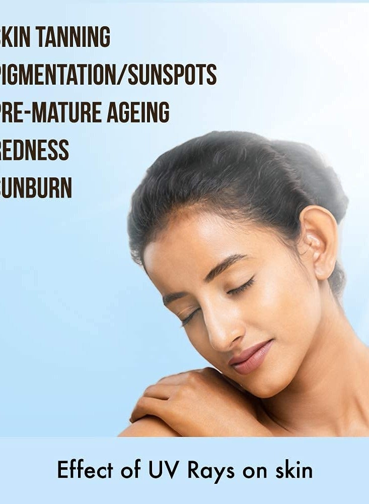 LOTUS HERBALS Lotus Herbals Safe Sun 3 In 1 Tinted Daily Sunscreen | Matte Look | SPF 40 | PA+++ | For All Skin Types | 50g (Pack Of 3) - Image 2