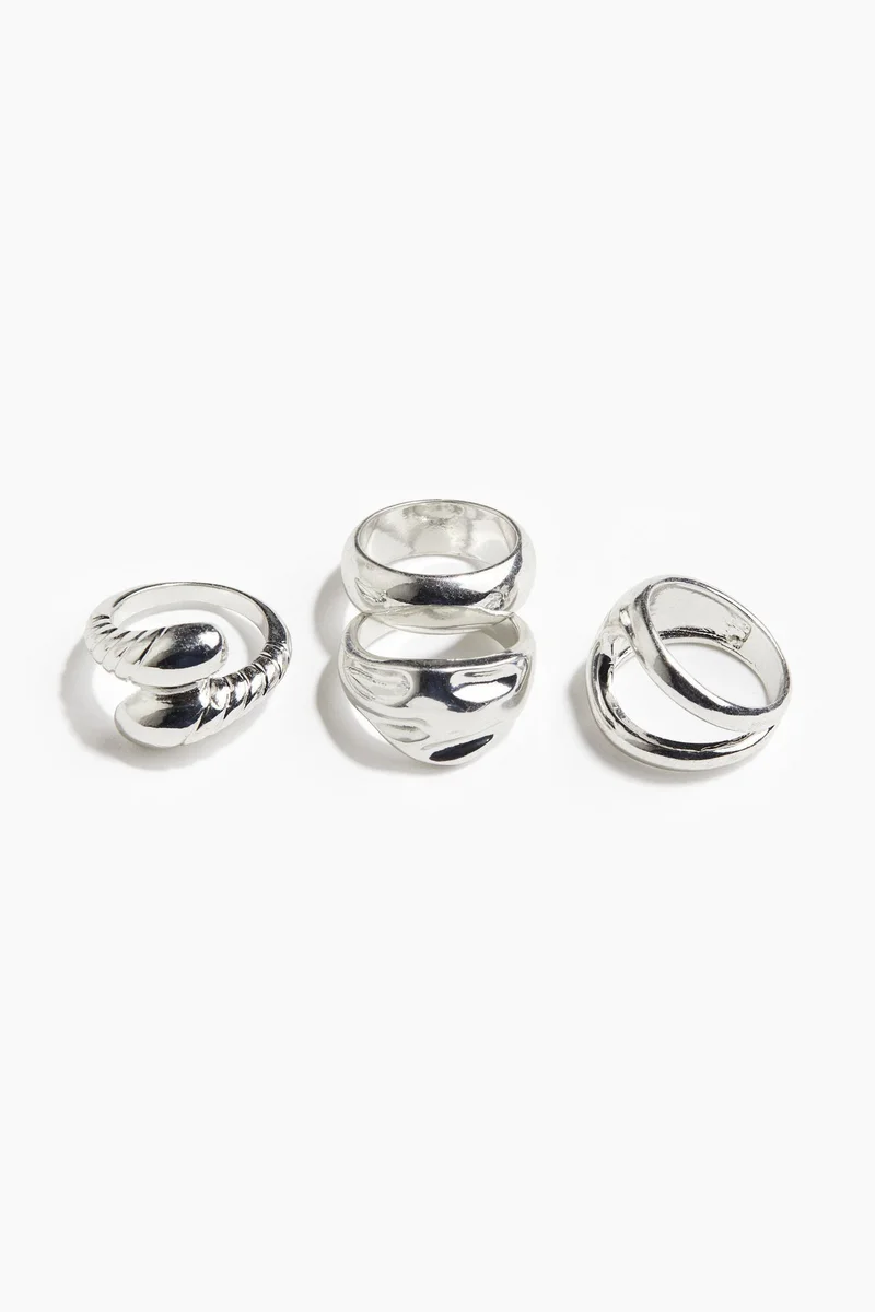 H&M 4-pack rings