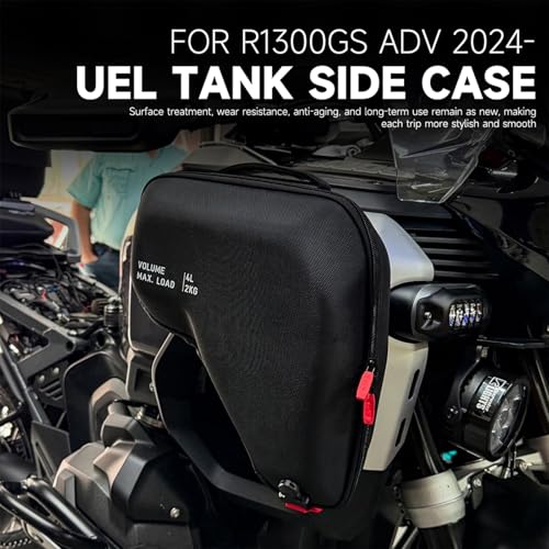 FWXEOZ NEW for R1300GS Motorcycle Radiator Cowl Bag Side Storage Bags Fits for BMW R 1300 GS Trophy Adventure 2024-2025 Motorcycle Accessories 4L Capacity Tool Package - Image 5