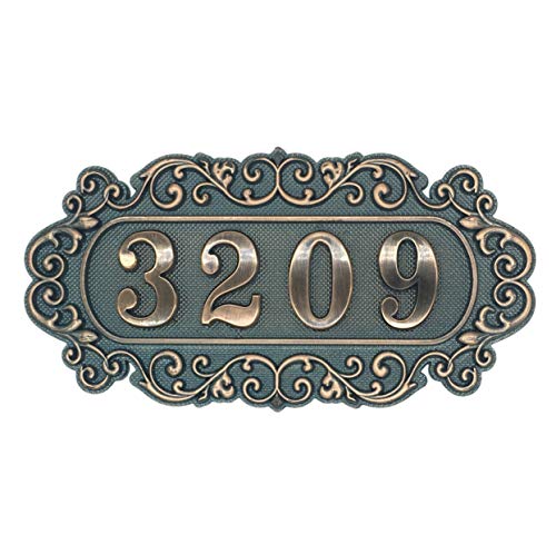 MGTECH Door Number Plate for Hotel, Apartment, Office, Students Dormitory and Public Facilities (Doorplate C + 14 numbers) - Image 1