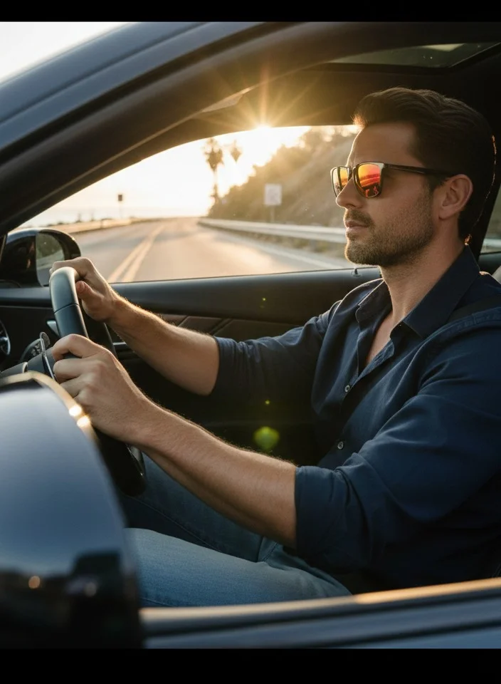 THUGFIT Orange Mirrored Sunglasses and Plain Clear/Blue-Light Glasses,SHADES FOR EYES,POLARIZED