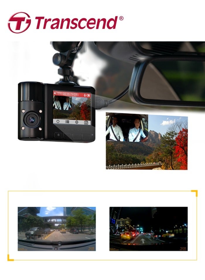 ترانسيند DrivePro 550 كاميرا داش جديدة للسيارة | 2K كيو اتش دي 1440 بكسل | سوني ستارفيس™ | واي فاي | نظام تحديد المواقع | بطارية مدمجة وشاشة عرض + بطاقة ذاكرة سعة 128 جيجابايت - Image 3