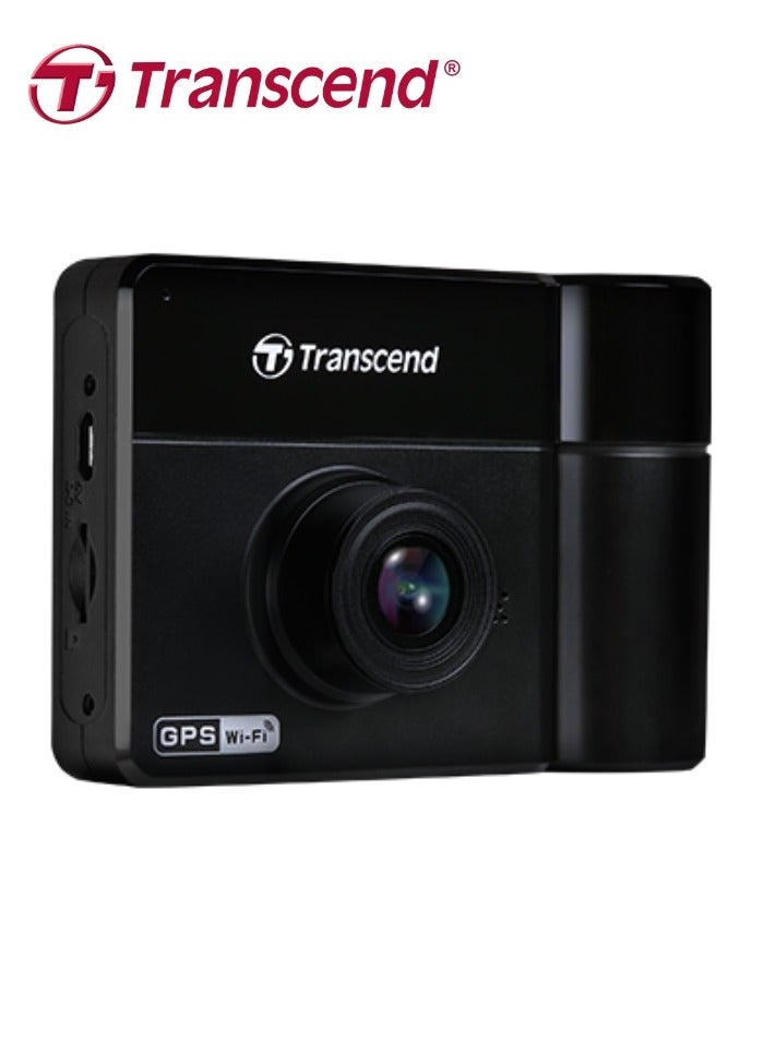 ترانسيند DrivePro 550 كاميرا داش جديدة للسيارة | 2K كيو اتش دي 1440 بكسل | سوني ستارفيس™ | واي فاي | نظام تحديد المواقع | بطارية مدمجة وشاشة عرض + بطاقة ذاكرة سعة 128 جيجابايت - Image 1