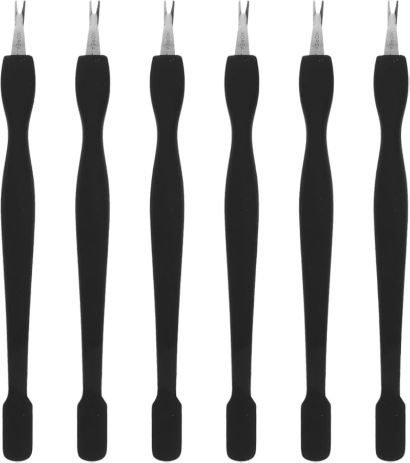 مجموعة نوليتوي اليابانية لإزالة الجلد الميت، 6 قطع من أدوات تقليم الأظافر وإزالة الجلد الميت من الفولاذ المقاوم للصدأ للعناية بالأظافر واليدين والقدمين