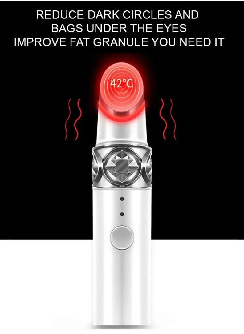 Prime by javaudan Facial Massage Pen Dark Circle Removal Vibration Wand Heat Import Instrument Lip Beauty Anti Sonic Stick Eye Massager  - Image 5