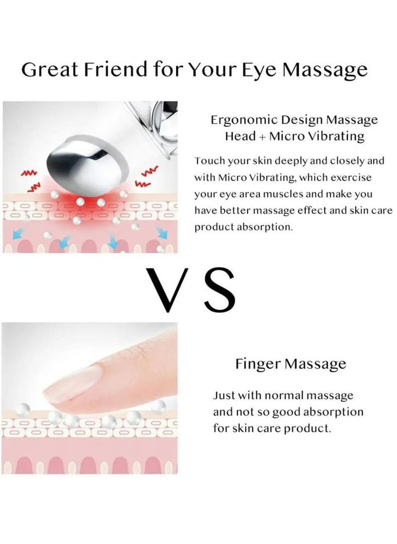 Prime by javaudan Facial Massage Pen Dark Circle Removal Vibration Wand Heat Import Instrument Lip Beauty Anti Sonic Stick Eye Massager  - Image 4
