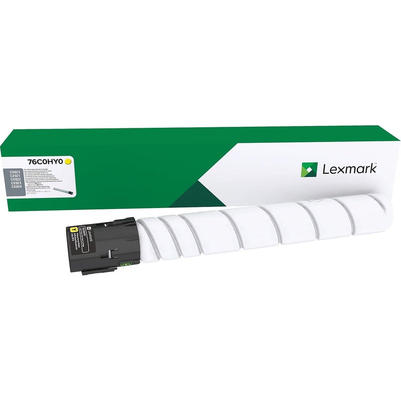 Lexmark 76C0HY0 High Yield Yellow Toner Cartridge